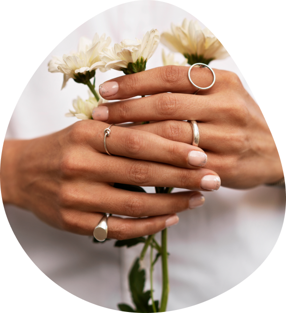 женщина фон